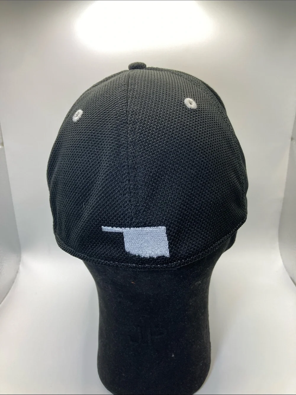 Adidas Climalite High Crown Hat Flat Brim L/XL Black White Baseball Cap NWT